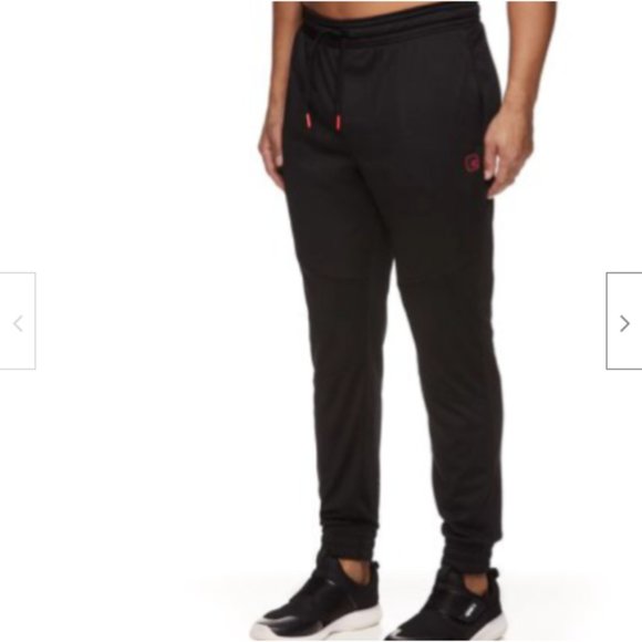 Pants Basketball mens size 3XL new polyester AND1 black mesh pockets joggers - Picture 1 of 1